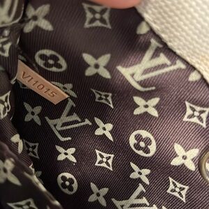 LOUIS VUITTON Cruise Line Globe Shopper GM canvas Tote Bag M95110 SP1005 Beige yellow